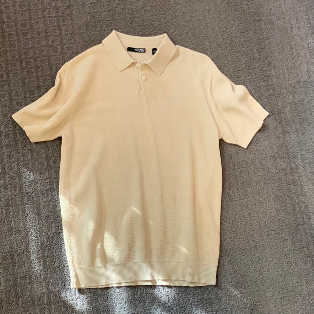 Murano knit muscle fit polo